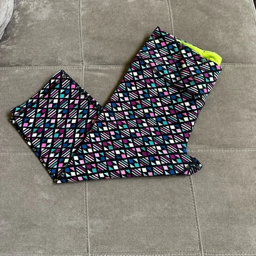 Victoria's Secret Kids Geometric Pajama Bottoms - Black, Pink, Blue, White